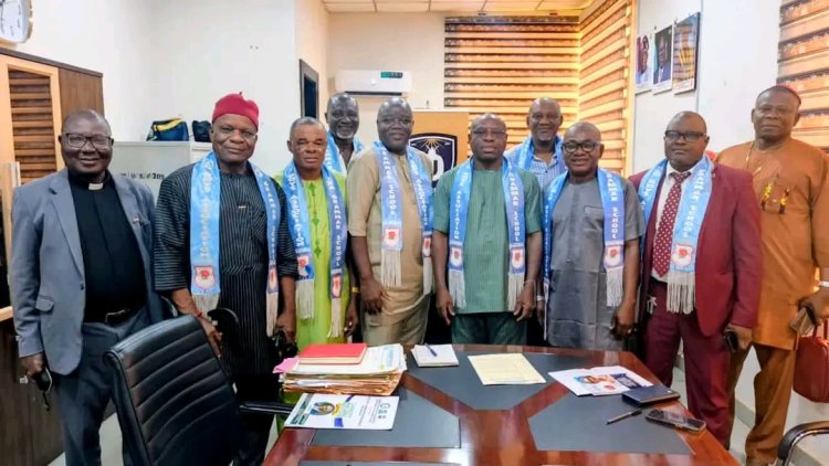 IGSOBA Pledges Support for UNIDEL VC, Prof. Eboh, During Courtesy Visit