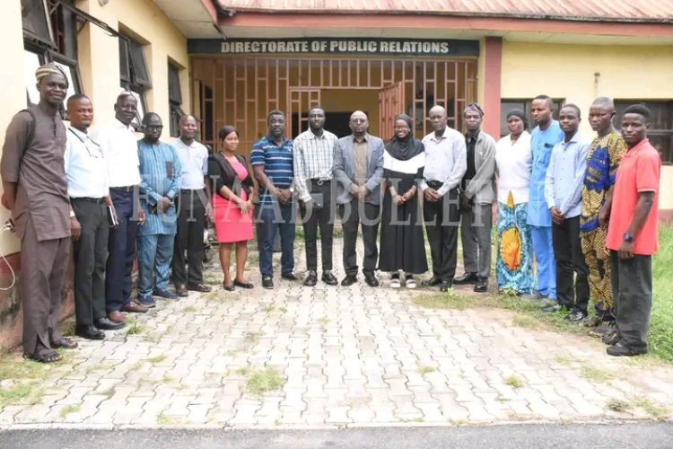 FUNAAB SUG, NAAS Leadership Seek Partnership with Public Relations Directorate