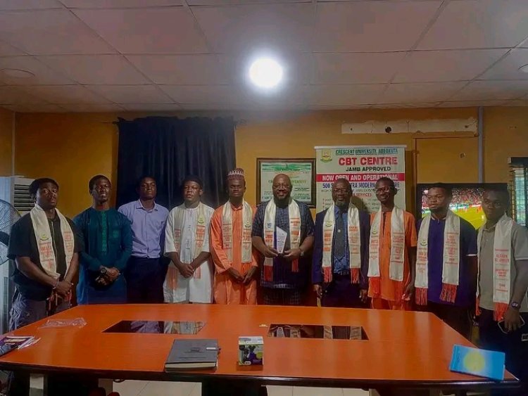 Outgoing IMASA Executives Pay Courtesy Visit to Crescent University Management