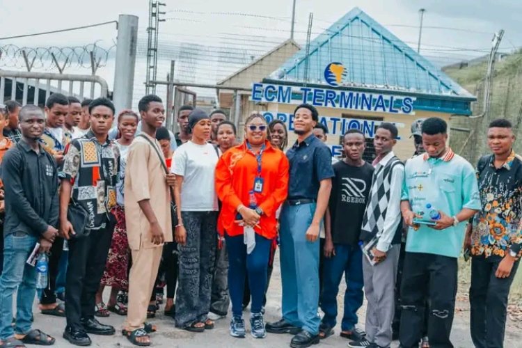 FUTIA Naval Architecture Students Embark on Educational Excursion to NPA, Eco Marine Terminal in Calabar