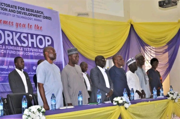 FUTMINNA Holds Workshop on Writing Fundable TETFund NRF Concept Notes