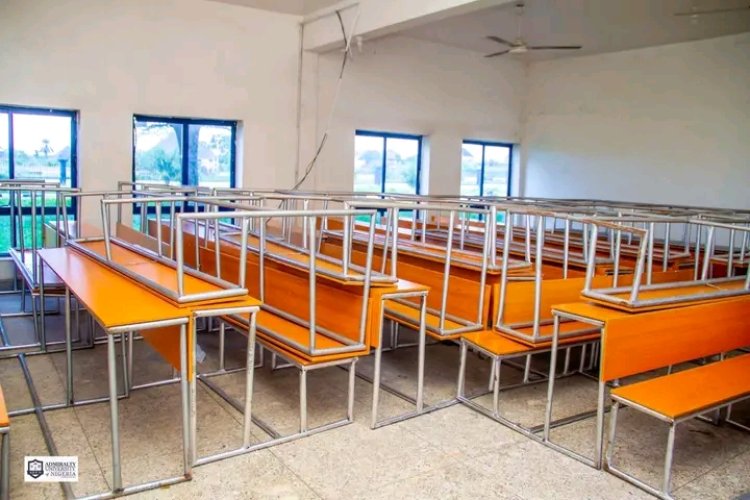 ADUN Students Donate Furniture to Support Campus Development