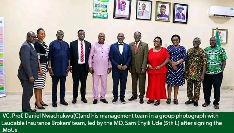 AE-FUNAI Signs Dual Insurance Deals to Protect Students and University Assets