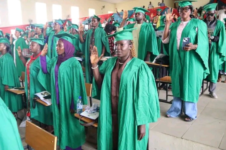 University of Abuja Inducts 258 New Teachers Into Teaching Profession