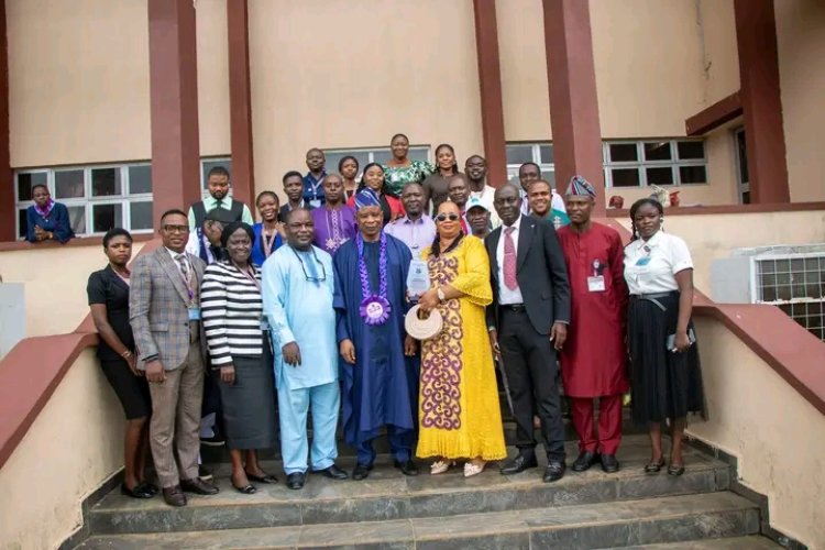 FUTA Honours McPherson University Vice-Chancellor With Registry Appreciation Award