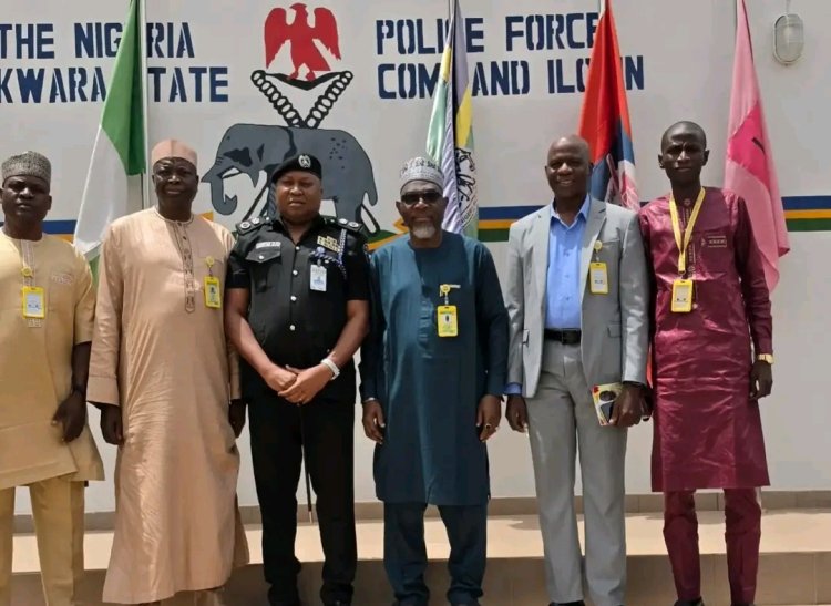 KWASU VC, Professor Shaykh-Luqman Jimoh, Visits Kwara CP to Strengthen Campus Security Collaboration