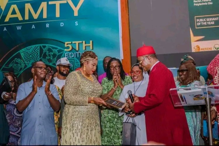 Federal Polytechnic Oko Rector, Dr. Chioma Irene Awuzie, Named 2026 Public Servant of the Year at AMTY Awards