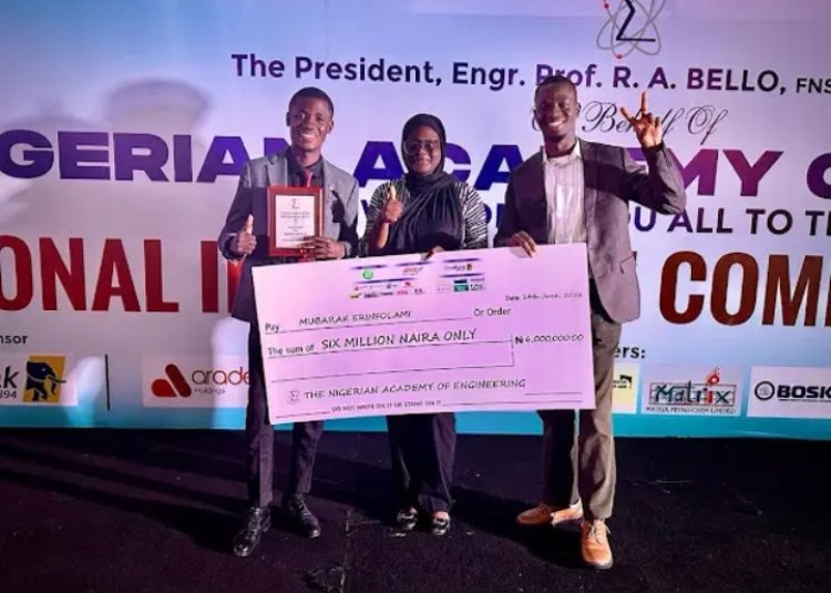 LAUTECH Emerges First Runner-Up at Nigerian Academy of Engineering National Innovation Competition