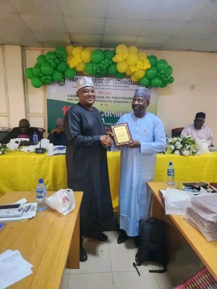 Federal Polytechnic Bauchi Receives Cisco Excellence In Skills Development, ICT, Award