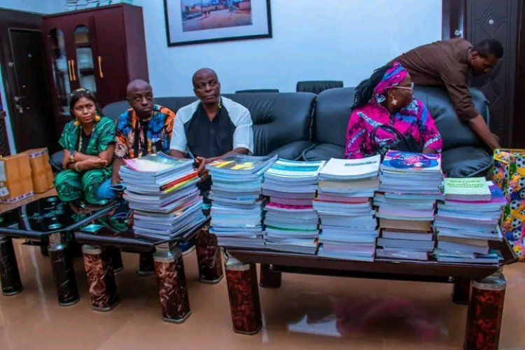 COOU Economics Department Donates Academic Books Ahead Of Accreditation Exercise