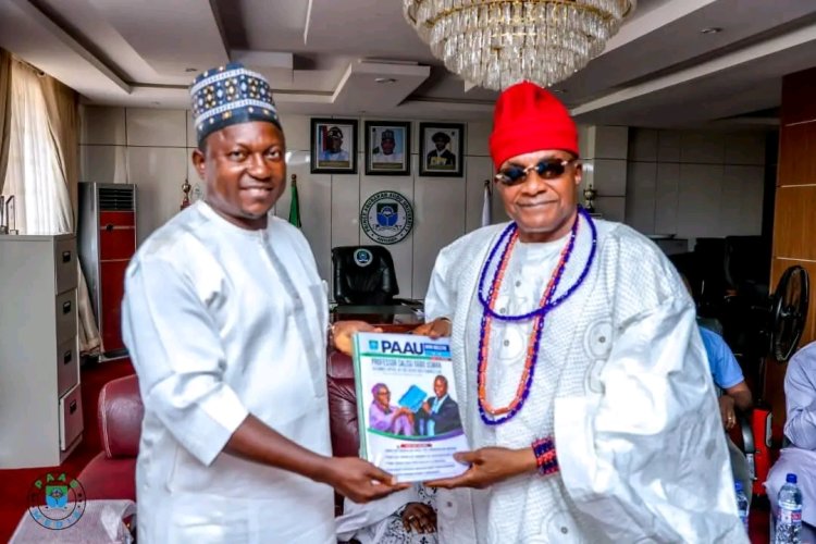 Onu Abocho Pays Courtesy and Congratulatory Visit to PAAU Vice-Chancellor