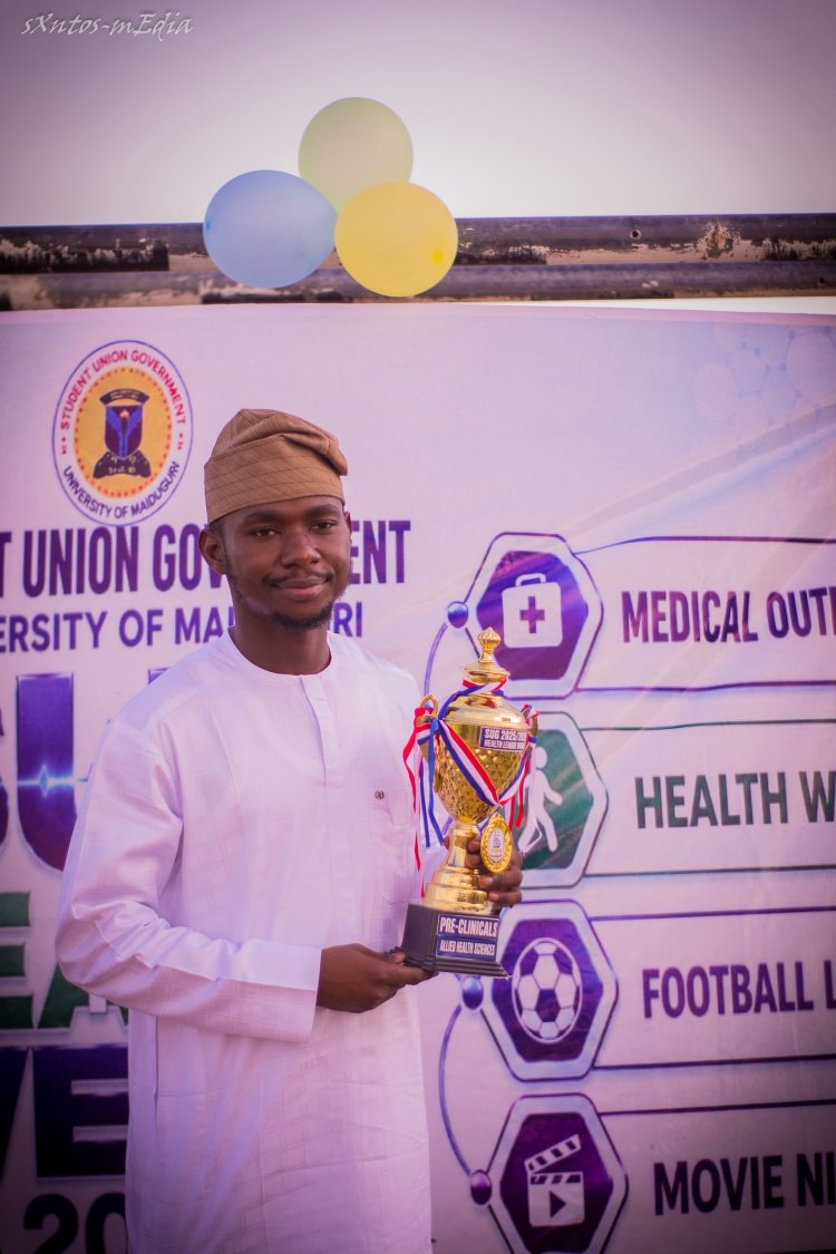 Championship Secured! Allied Health Wins as SUG President Aliyu Idriss Dakasku & SUG Health Minister Pius Iliya Simon Champion Student Health & Unity
