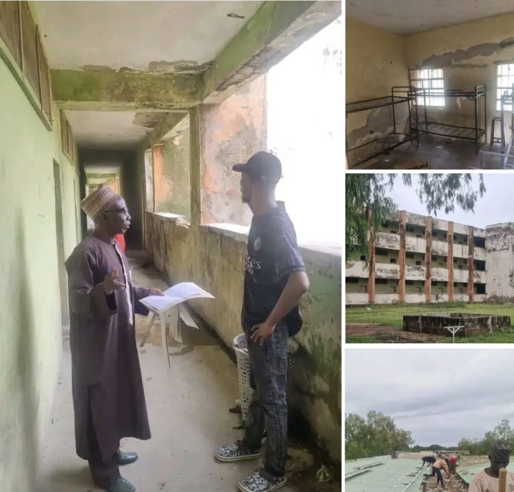 Federal Polytechnic Bauchi Starts Massive Hostel Upgrade
