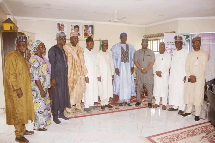 ADSU VC Pays Congratulatory Visit To Mubi North Lg Chairman
