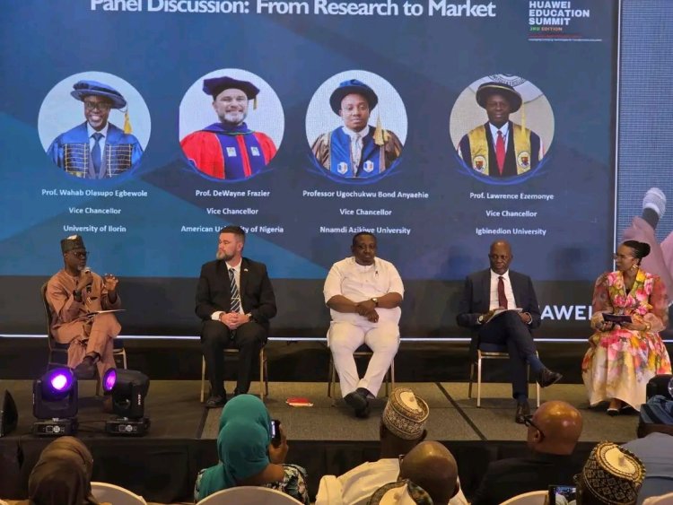 UNIZIK Vice-Chancellor, Prof. Anyaehie, Highlights University’s Research-To-Market Drive At Huawei Education Summit ’26