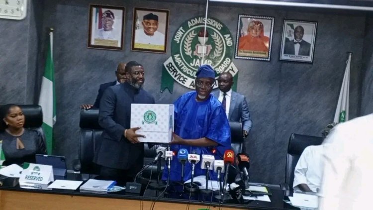 Oloyede Hands Over To New Jamb Registrar As Professor Segun Aina Assumes Office