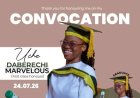 Uche Deberechi Marvellous Graduates With First Class In Nutrition And Dietetics