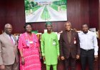 UI VC Designate Pays Courtesy Visit to UCH Management