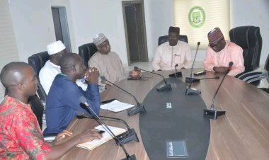 NSUK Management Pays Condolence Visit To Vice-Chancellor