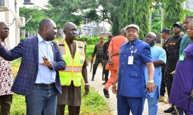 UNIABUJA VC Inspects Venues Ahead of Recruitment Aptitude Test