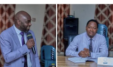 NMA Nasarawa New Executives Pay Courtesy Visit to FUTH Lafia Management