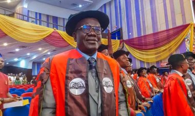 FUL VC Prof. Gbenga Ibileye Inducted as Fellow of Nigerian Academy of Letters