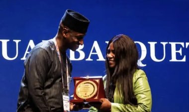 Igbinedion University Lecturer Honoured With Dr. Ahmad Tahir Public Service Award At Naice 2026 In Lagos