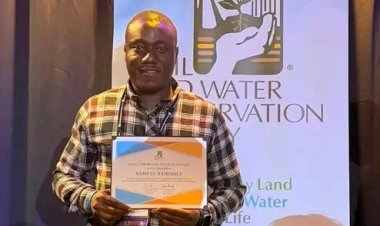 FUNAAB Alumnus Wins 2026 Emerging Leader Alumni Award for Conservation Excellence