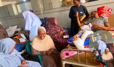 VC’s Wife Visits Wambai at ABU Teaching Hospital