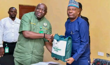 FUTES VC Hails FUOYE Counterpart as "God-Sent Leader," Says Appointment Has Rekindled Hope