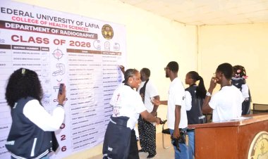 FULafia College of Health Sciences Holds Maiden Indoor Sign-Out Ceremony for Pioneer Students