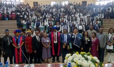 University of Port Harcourt Inducts 2023/2024 Science Laboratory Technology Students