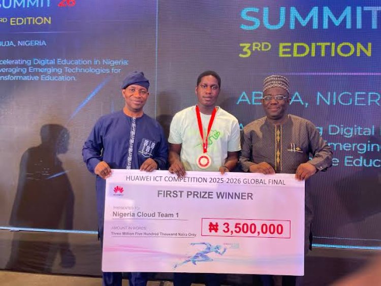 Peter Fagbola Brings Global Glory to UNILAG with Huawei ICT Competition Win