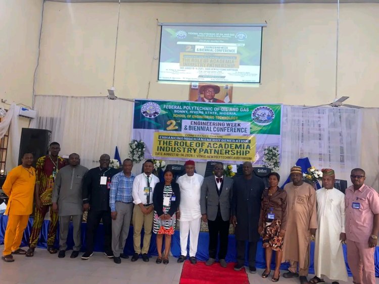 Federal Polytechnic of Oil and Gas, Bonny Holds Technical Sessions and Paper Presentations on Day Three of 2026 Engineering Week