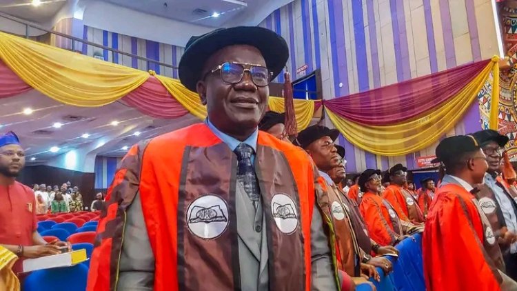 FUL VC Prof. Gbenga Ibileye Inducted as Fellow of Nigerian Academy of Letters