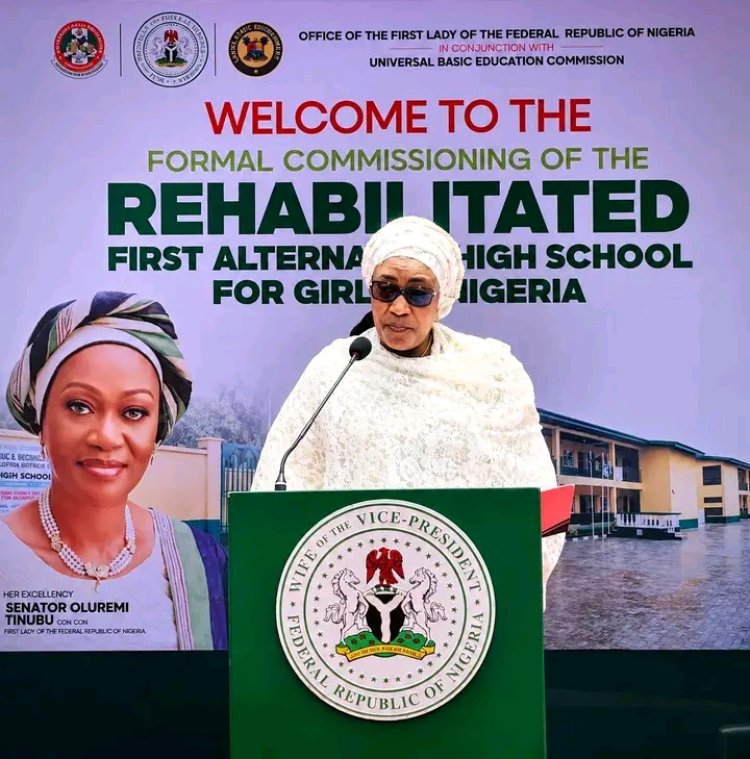 First Lady Oluremi Tinubu Commissions Rehabilitated Alternative High School for Girls in Lagos
