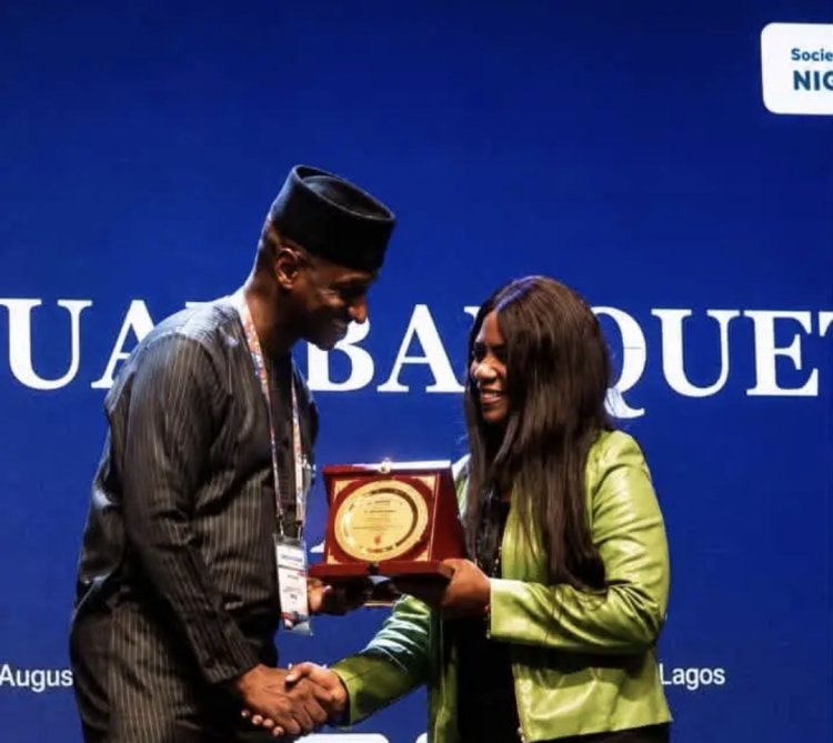 Igbinedion University Lecturer Honoured With Dr. Ahmad Tahir Public Service Award At Naice 2026 In Lagos