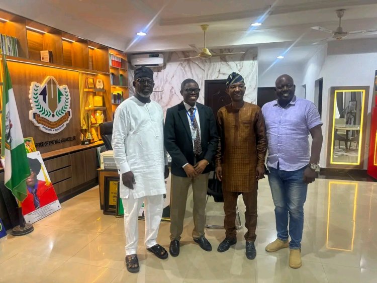 TASFUED VC Hosts Usa-Based Alumnus, Calls For Stronger Alumni-University Cooperation