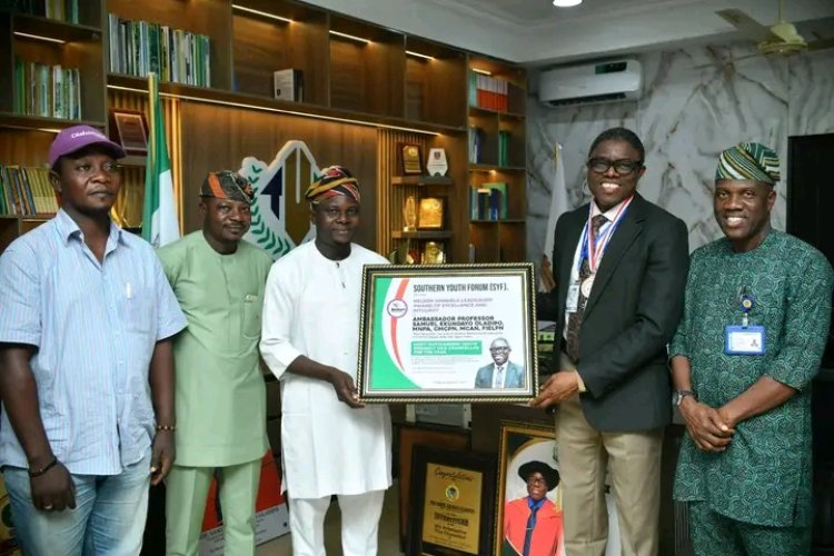 Southern Youth Forum Honours TASFUED VC with Nelson Mandela Leadership Award