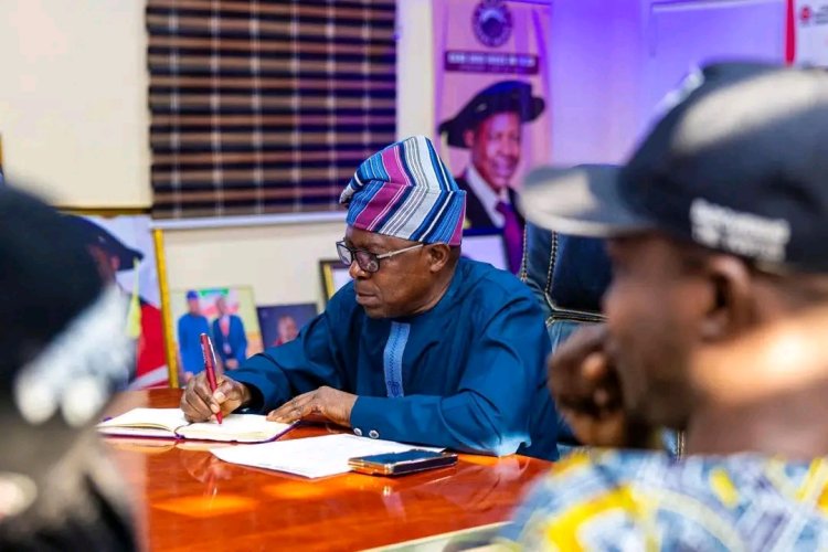 City Boy Movement Visits EKSU Vice Chancellor, Hails NELFUND Impact