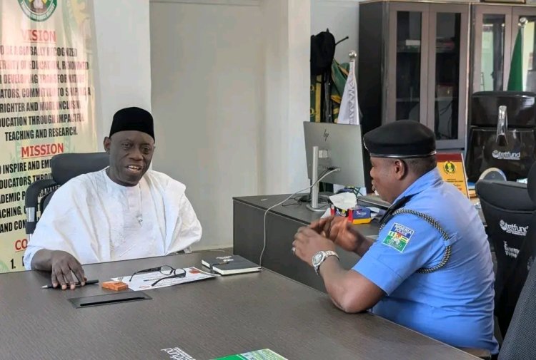 Tudun Wada DPO Visits FUE Zaria, Assures VC of Police Support