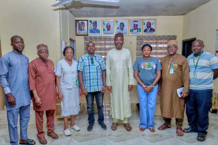 CECDI Pays Advocacy Visit to CMD of FUTH Lafia on COMBAT DR-TB Project