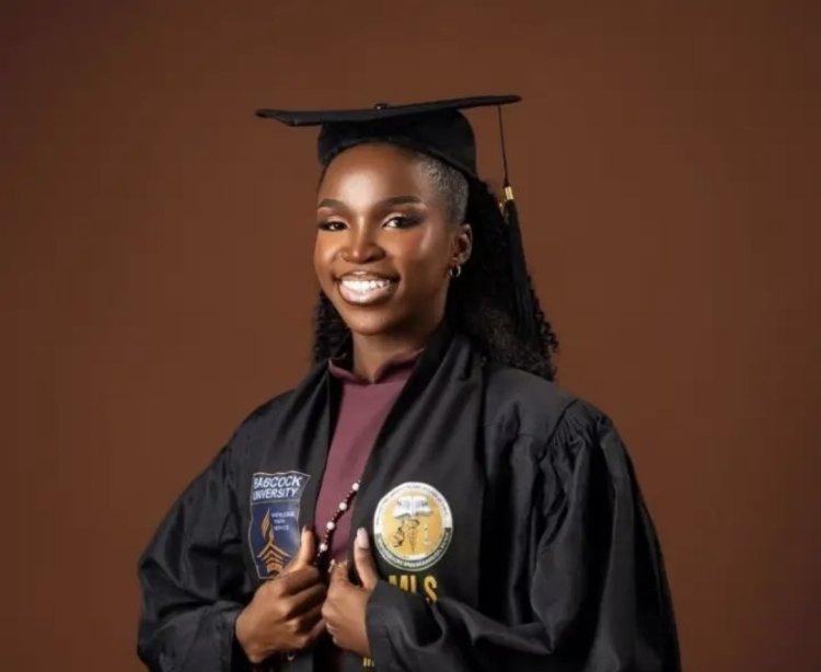 Babcock University Celebrates Motunrayo Orelaje, Best Graduating Student in Hematology and First Class Graduate