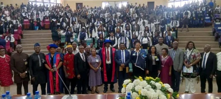University of Port Harcourt Inducts 2023/2024 Science Laboratory Technology Students