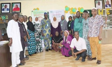 Muslim Community, Federal Polytechnic Ayede Pays Congratulatory Visit to Rector, Dr. Adelabu