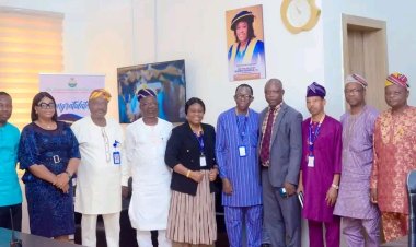 MLSCN Assessment Team Visits ACU Vice-Chancellor Ahead of Final Medical Laboratory Science Examinations