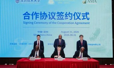 ABU, Chinese Varsity, AMA-MED Sign Pact on Biomedical Sciences, AI, Others