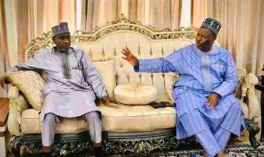 FedPoly Monguno Rector Dr. Alhaji Umar Bukar Pays Courtesy Visit to Engr. Bukar Talba, Seeks His Intervention