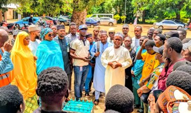 FUEZ DVC Inspects Skills Acquisition Training, Urges Final-Year Students to Embrace Self-Reliance