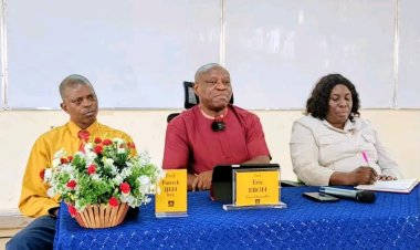 Prof. Eboh Inaugurates Expanded UNIDEL Management Team, Urges Teamwork and Innovation
